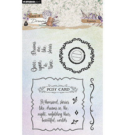 Studio Light Clear Stamps Elements Diary of Dreams nr.807 SL-DD-STAMP807