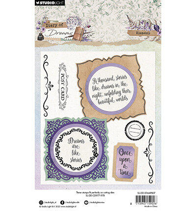 Studio Light Clear Stamps Elements Diary of Dreams nr.807 SL-DD-STAMP807