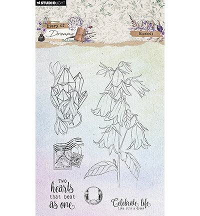 Studio Light Clear Stamps Blue Bell Diary of Dreams nr.808 SL-DD-STAMP808