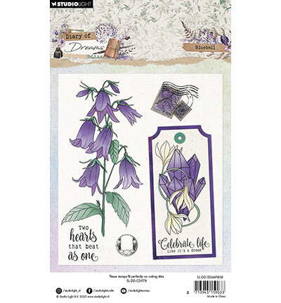 Studio Light Clear Stamps Blue Bell Diary of Dreams nr.808 SL-DD-STAMP808
