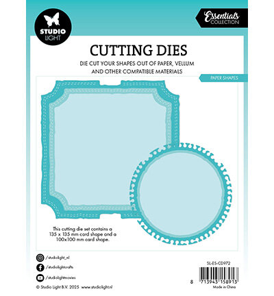 Studio Light Cutting Die Paper Shapes Essentials nr.972 SL-ES-CD972