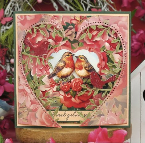 3D Cutting Sheets - Berries Beauties - Romantic Birds - Romantic Robin