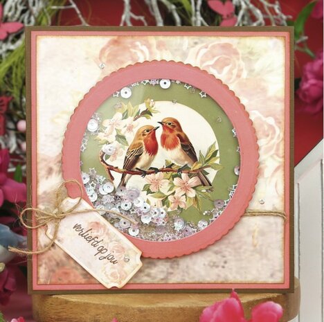 3D Cutting Sheets - Berries Beauties - Romantic Birds - Romantic Robin