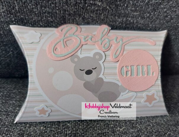 Marianne Design Creatable, Baby boy &amp; girl text LR0894