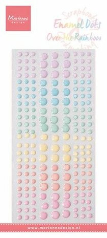 Marianne Design Decorations Enamel dots - Over the rainbow PL4532 198 dots