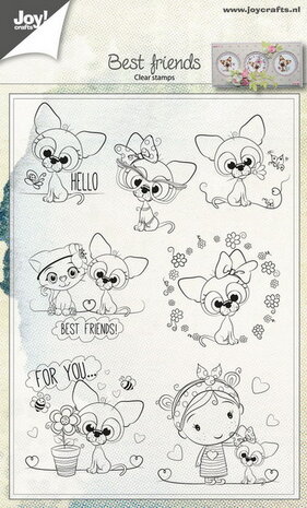 Joy! stempel Dierenvriendjes 6410/0500