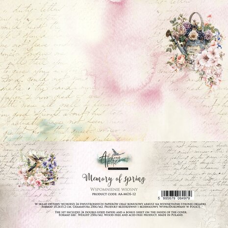 Art Alchemy Paper Collection Set 15x15 cm Memory of Spring
