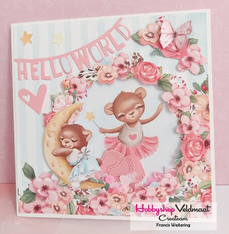 ScrapBoys Sweet Ballet paperset 12 vl+cut out elements 30,5x30,5cm