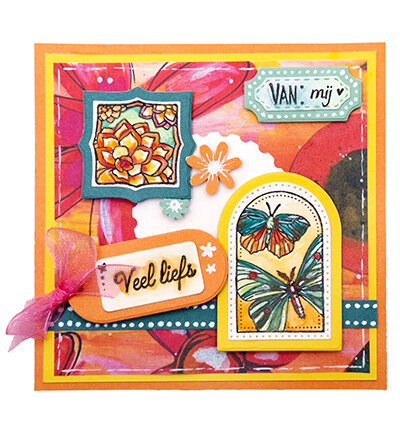 Studio Light Clear stamp Spring Labels Essentials nr.812 SL-ES-STAMP812
