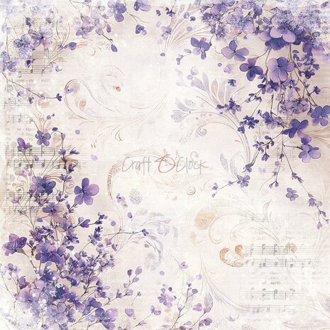 Craft O Clock Paper Pack 20x20 cm Heritage Whispers CC-F39-HWS-07