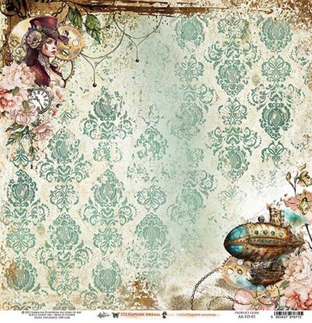 Art Alchemy Paper Collection Set 30,5x30,5 cm Steampunk Dream