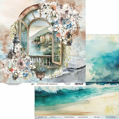 Art Alchemy Paper Collection Set 30,5x30,5 cm Sea Stories