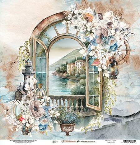 Art Alchemy Paper Collection Set 30,5x30,5 cm Sea Stories