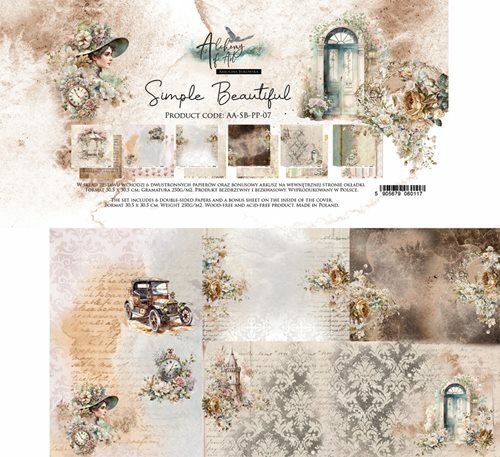 Art Alchemy &nbsp;Paper Collection Set 30,5x30,5 cm Simple Beautiful