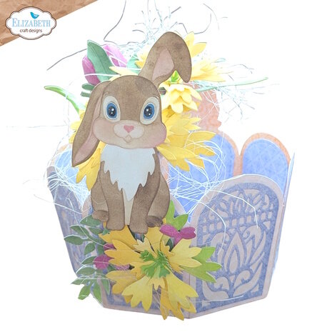 Elizabeth Craft Designs Dies Spring Awakening Dies Bunny (2222)