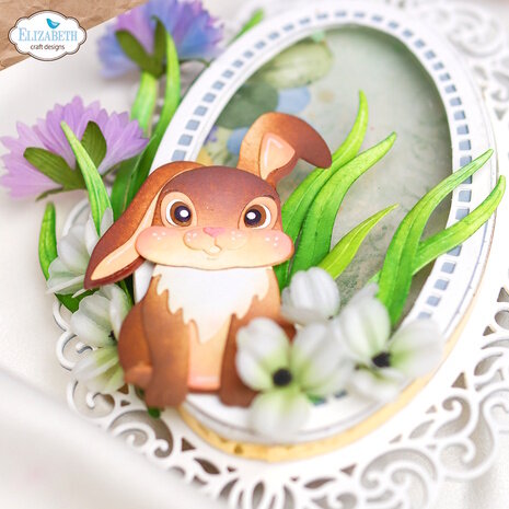 Elizabeth Craft Designs Dies Spring Awakening Dies Bunny (2222)
