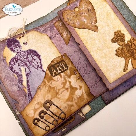 Elizabeth Craft Designs Mr. &amp; Mrs. Dies Playful Grunge (2241)