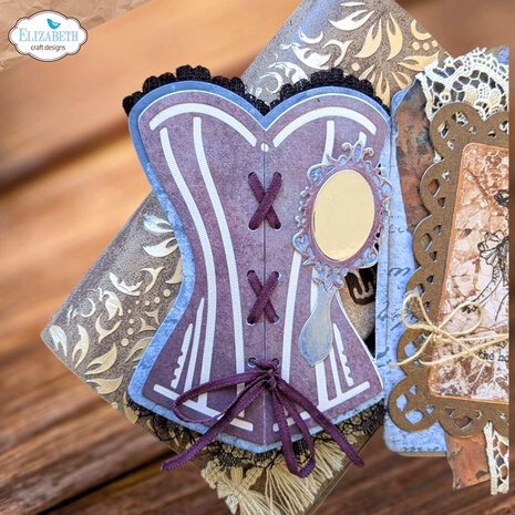 Elizabeth Craft Designs Mr. &amp; Mrs. Dies Laced Up (2240)