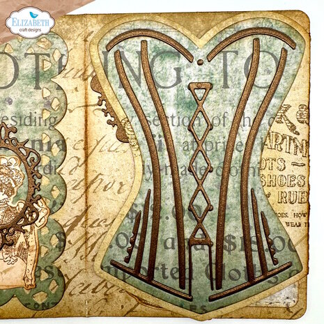 Elizabeth Craft Designs Mr. &amp; Mrs. Dies Laced Up (2240)