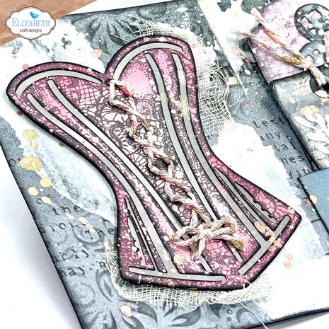 Elizabeth Craft Designs Mr. &amp; Mrs. Dies Laced Up (2240)