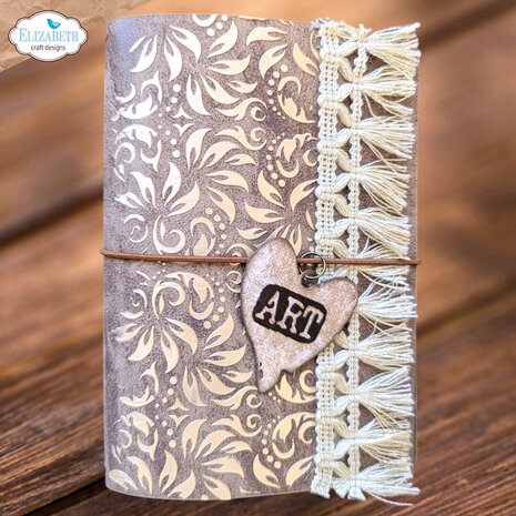 The &#039;Journal Stencils 7&#039; stencil set is part of the Mr. &amp; Mrs. Collection from Art Journal Specials. Including a 