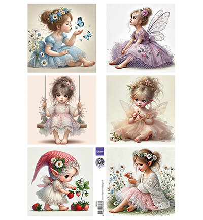 Marianne Design Knipvel A4, Sweet Fairies - by Fairybells