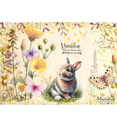 Marianne Design Knipvel A4, Cute Animals - by Fairybells FB2502