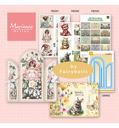 Marianne Design Paper set, Art Journaling set - by Fairybells FB2503