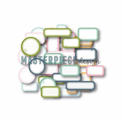 Masterpiece Die-cuts 365 days label mix MP202084
