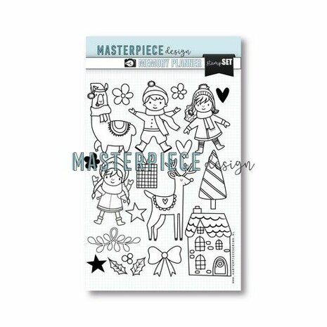 Masterpiece Clear Stempelset - Merry Memories 6x8 MP202158
