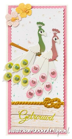 Marianne Design Creatable Touw frames - Rechthoek &amp; Ovaal LR0813 88 x 124 mm
