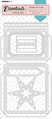 Studio Light Cutting Die Planner Essentials nr.112 SL-PES-CD112 128x237 mm