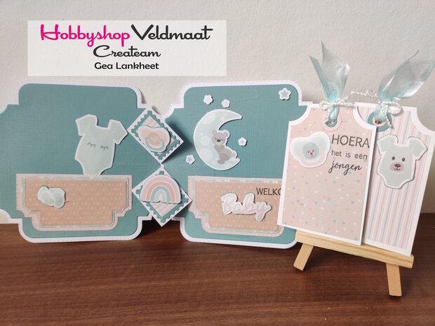 Marianne Design Paper set, New born by Marleen PK9201