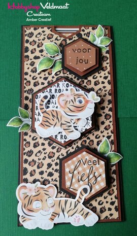 Scrapboys POP UP Paper Pad double sided elements - Leaves 
