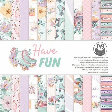 Piatek13 - Paper pad Have fun 15,2x15,2 cm P13-HAV-09