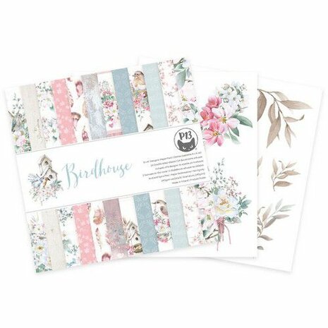 Piatek13 - Paper pad Birdhouse 6x6 P13-BIR-09