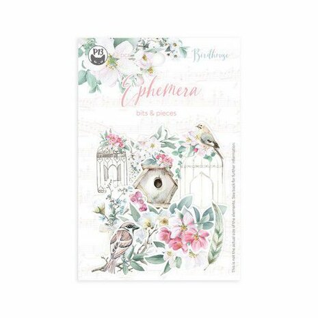 Piatek13 - Paper Ephemera set Birdhouse 12St P13-BIR-33