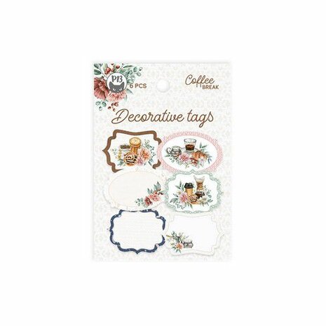 Piatek13 - Tag set Coffee break 04 6St P13-COF-24