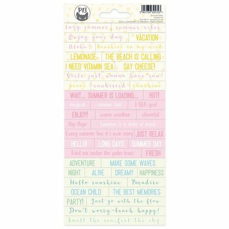Piatek13 - Sticker sheet Summer vibes 01 P13-VIB-11