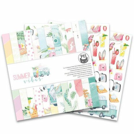 Piatek13 - Paper pad Summer vibes, 12x12&lsquo;&lsquo; P13-VIB-08