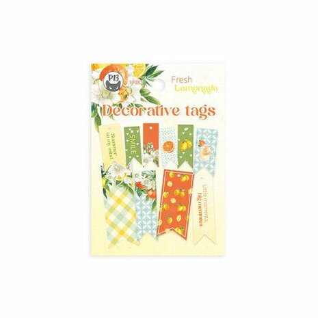 Piatek13 - Tag set Fresh lemonade 02 10St P13-LEM-22