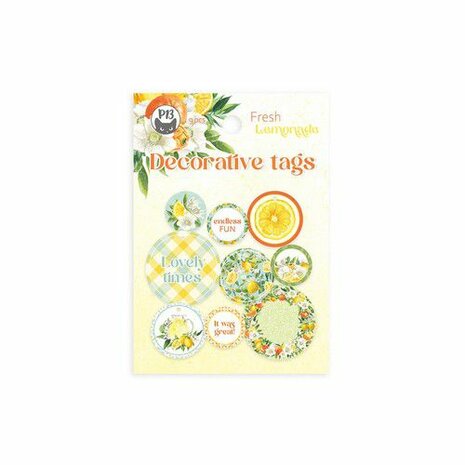Piatek13 - Tag set Fresh lemonade 01 9St P13-LEM-21