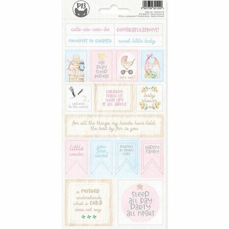 Piatek13 - Sticker sheet Baby Joy 02 P13-BAB-12 