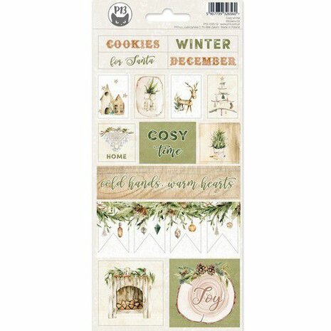 Piatek13 - Sticker sheet Cosy Winter 02 P13-COS-12
