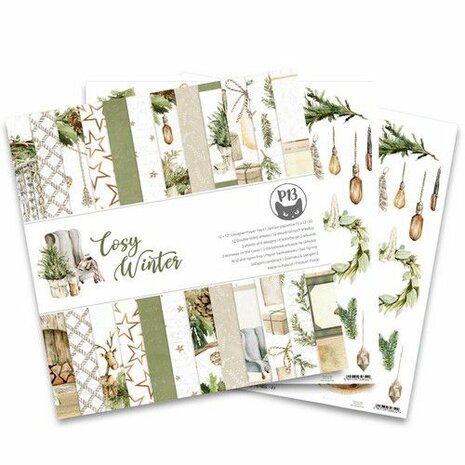 Piatek13 - Paper pad Cosy Winter, 12x12&lsquo;&lsquo;