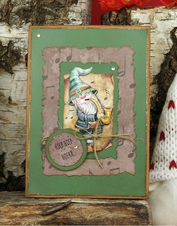 3D Cutting Sheets - Yvonne Creations - Great Gnomes - Music Gnomes