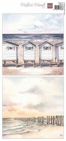 Marianne Design Decoupage Mattie&lsquo;s Mooiste - Strand XL MB0216 14x30 cm, 2 images
