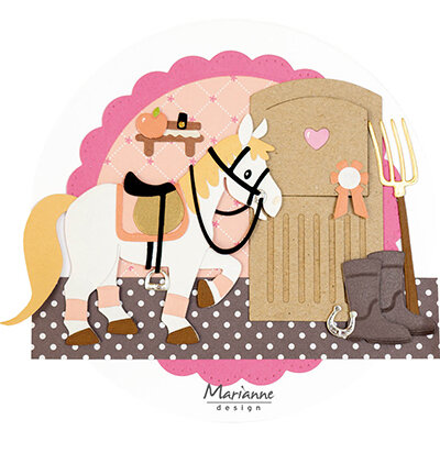 Marianne Design Collectable, Eline&#039;s Horse accessories COL1569