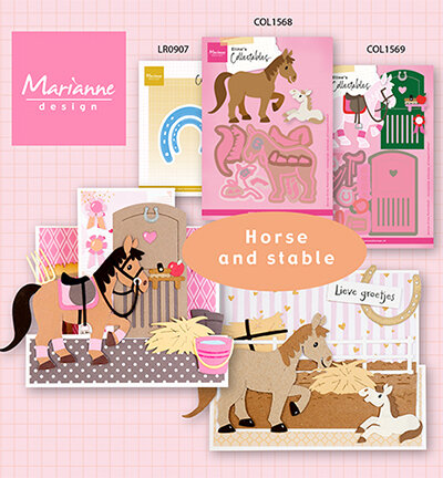 Marianne Design Collectable, Eline&#039;s Horse accessories COL1569