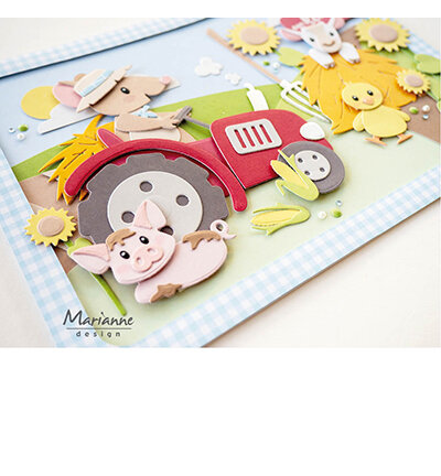 Marianne Design Collectable, Tractor by Marleen COL1571